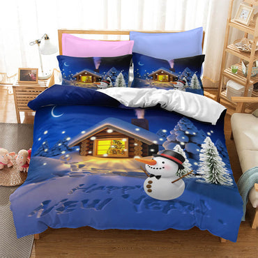 Father Christmas Cosplay Bedding Set Quilt Cover Without Filler (Online Order Only)
