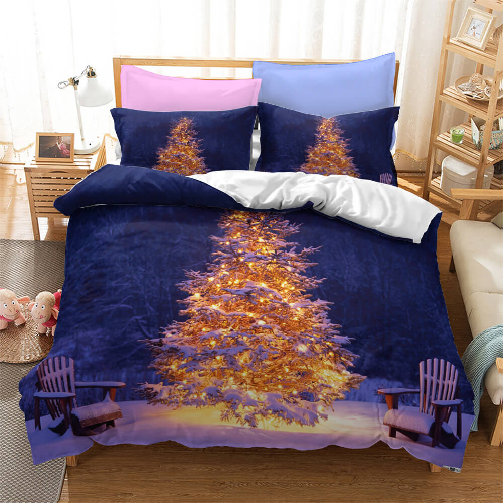 Father Christmas Cosplay Bedding Set Quilt Cover Without Filler (Online Order Only)