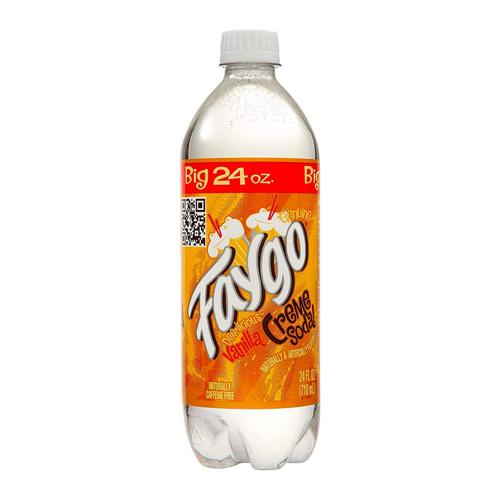 Faygo Cream Soda (24oz) (ONLINE ORDER ONLY)