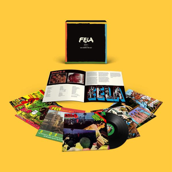 Fela Kuti - Box Set #5 (curated by Chris Martin and Femi Kuti, 7 LPs, 20-pg booklet and poster) [Vinyl] (ONLINE ORDER ONLY)