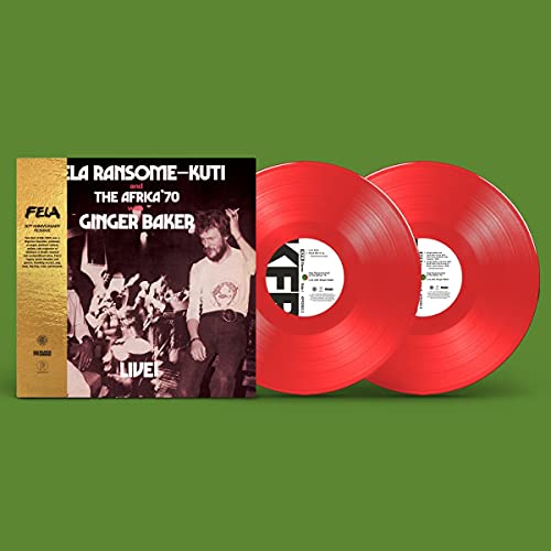 Fela Live With Ginger Baker (Colored Vinyl, Red, Gatefold LP Jacket) (2 Lp's) [Vinyl]