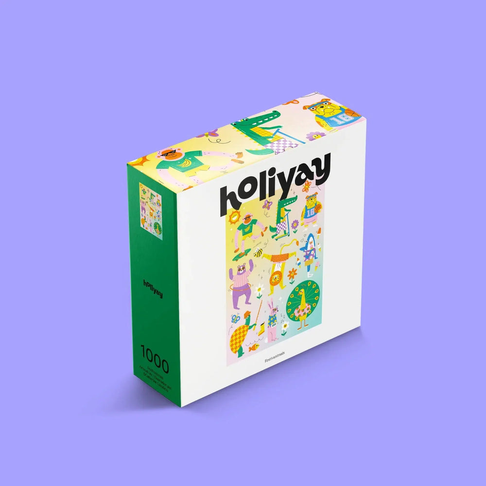 Festivanimals 1000 Piece Jigsaw Puzzle Holiyay (ONLINE ORDER ONLY)