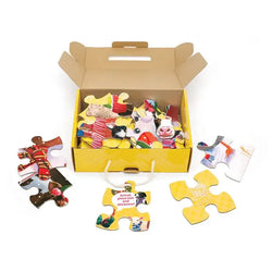 Festive Farmyard Greetings 35 Piece Floor Jigsaw Puzzle Cobble Hill