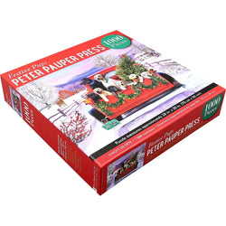 Festive Pups 1000 Piece Jigsaw Puzzle Peter Pauper