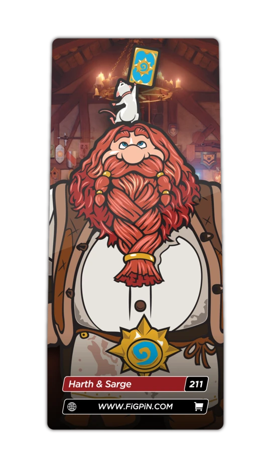 FiGPiN: Heartstone - Harth and Sarge #211 (ONLINE ORDER ONLY)