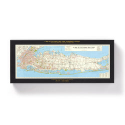 Fictional Map of New York City 1000 Piece Panoramic Jigsaw Puzzle Brass Monkey (ONLINE ORDER ONLY)