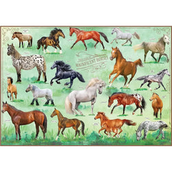 Field Guide To Magnificent Horses 500 Piece Jigsaw Puzzle Insights