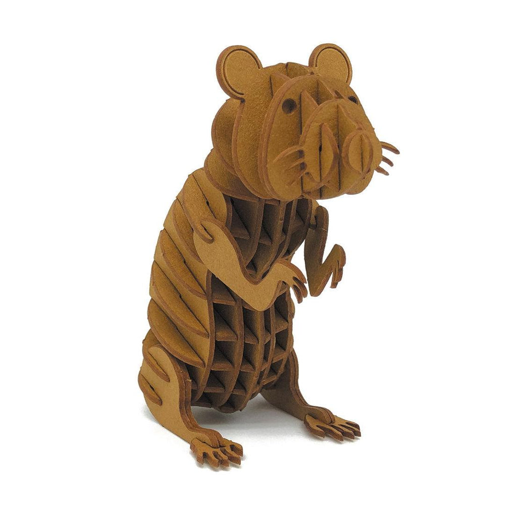 Field Hamster 3D Cardboard Model Kit Fridolin (ONLINE ORDER ONLY)