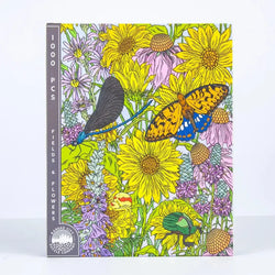 Fields & Flowers 1000 Piece Jigsaw Puzzle Birdie