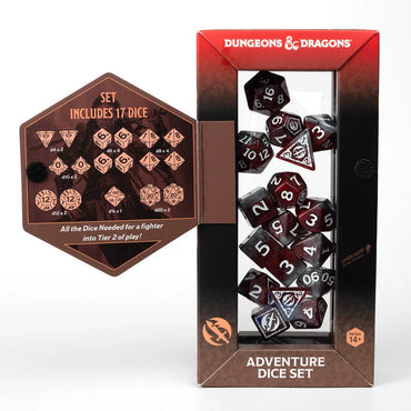 D&D Adventure Dice: Fighter (Red) (ONLINE ORDER ONLY)