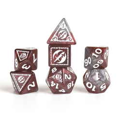 D&D Adventure Dice Set - Fighter Edition | Red 17pc Collection (ONLINE ORDER ONLY)