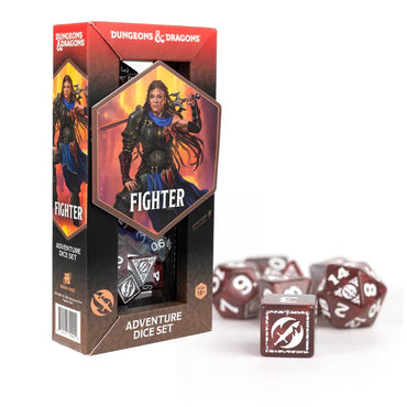 D&D Adventure Dice: Fighter (Red) (ONLINE ORDER ONLY)