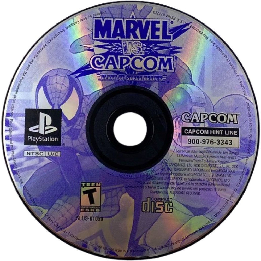 Marvel Vs. Capcom Clash Of Super Heroes - PlayStation (LOOSE) (Online Order Only)
