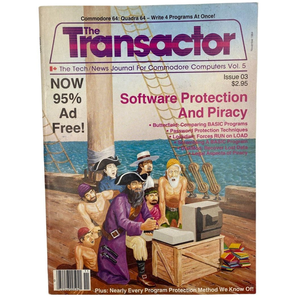 The Transactor Magazine - November 1984 - Volume 5 Issue 3 - Commodore News/Tech Journal (Online Order Only)