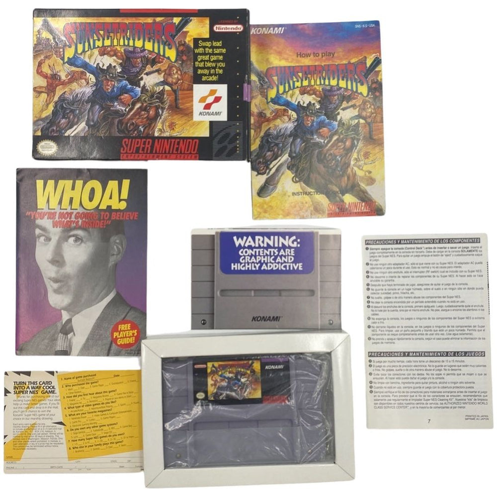 Sunset Riders - Super Nintendo (Online Order Only)