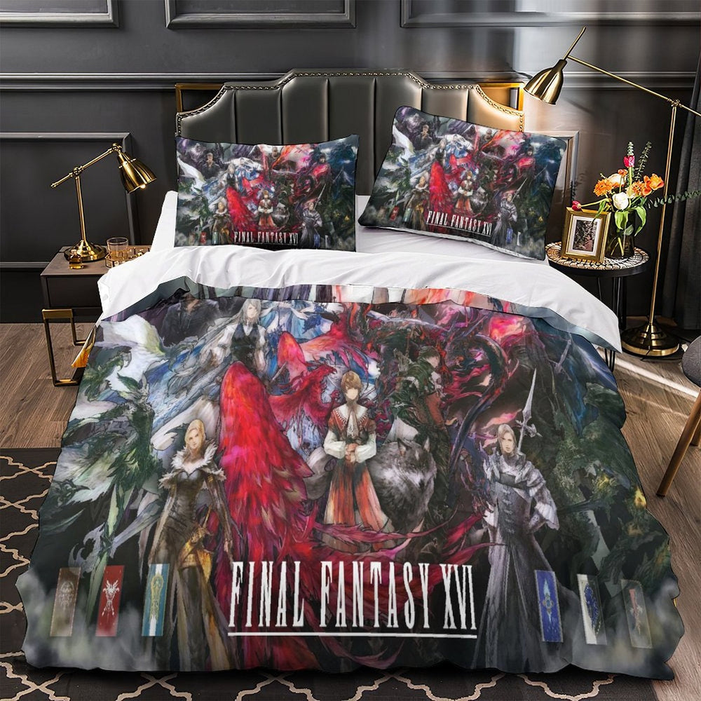 Final Fantasy Bedding Set Pattern Quilt Cover Without Filler (Online Order Only)