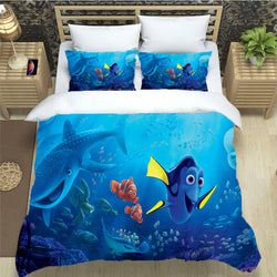 Finding Dory Bedding Set Pattern Quilt Cover Without Filler (Online Order Only)