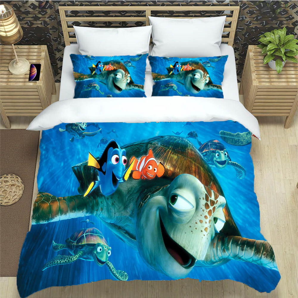 Finding Dory Bedding Set Pattern Quilt Cover Without Filler (Online Order Only)