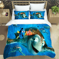 Finding Dory Bedding Set Pattern Quilt Cover Without Filler (Online Order Only)