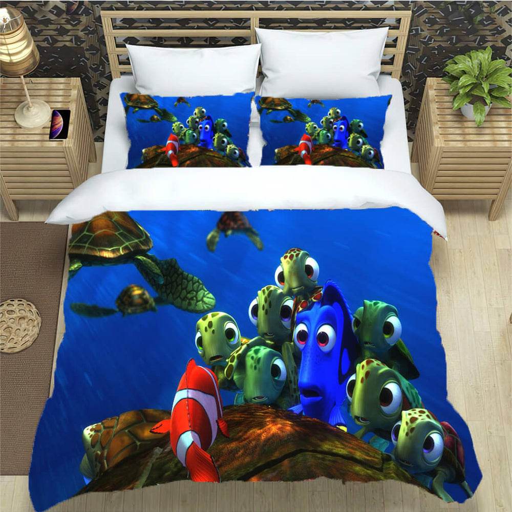 Finding Dory Bedding Set Pattern Quilt Cover Without Filler (Online Order Only)