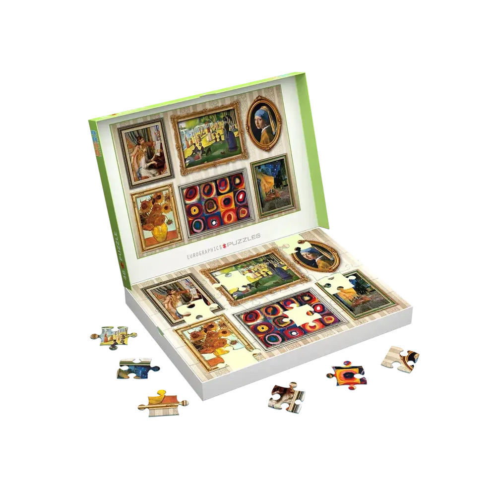 Fine Art Gallery Wall 48 Connecting Pieces Jigsaw Puzzle Eurographics