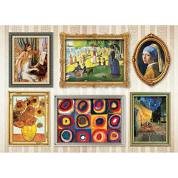 Fine Art Gallery Wall 48 Connecting Pieces Jigsaw Puzzle Eurographics