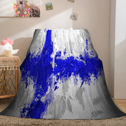 Famous Country National Flag Flannel Fleece Throw Blanket Bedding Sets (Online Order Only)