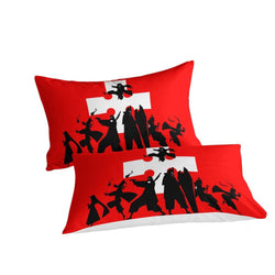Fire Force Bedding Set Pattern Quilt Cover Without Filler (Online Order Only)