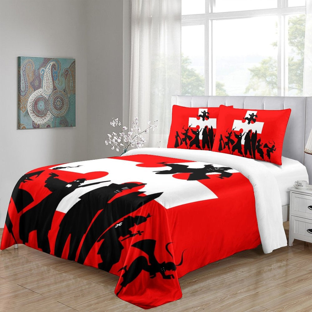 Fire Force Bedding Set Pattern Quilt Cover Without Filler (Online Order Only)