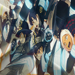 Fire Force Bedding Set Pattern Quilt Cover Without Filler (Online Order Only)