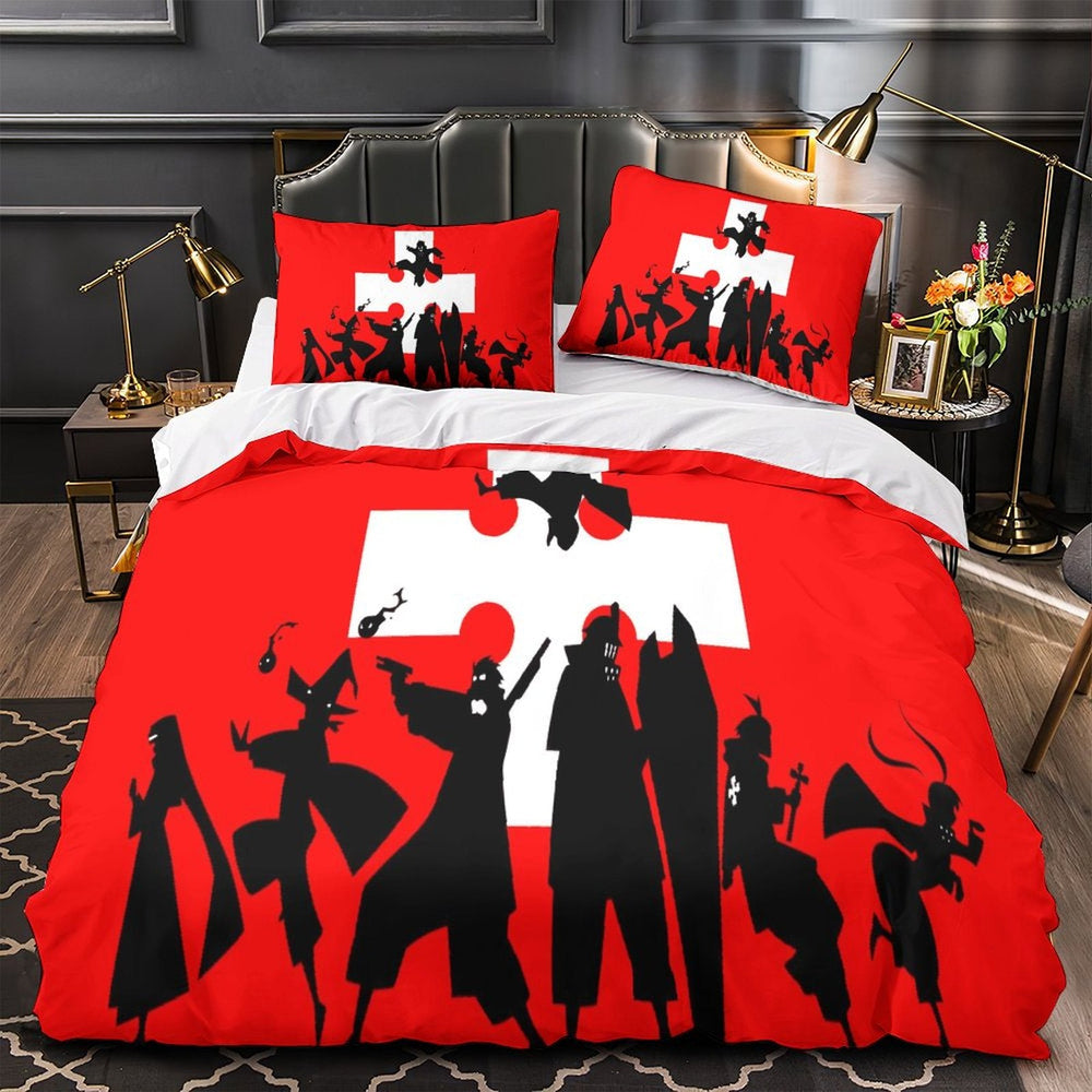 Fire Force Bedding Set Pattern Quilt Cover Without Filler (Online Order Only)