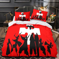 Fire Force Bedding Set Pattern Quilt Cover Without Filler (Online Order Only)