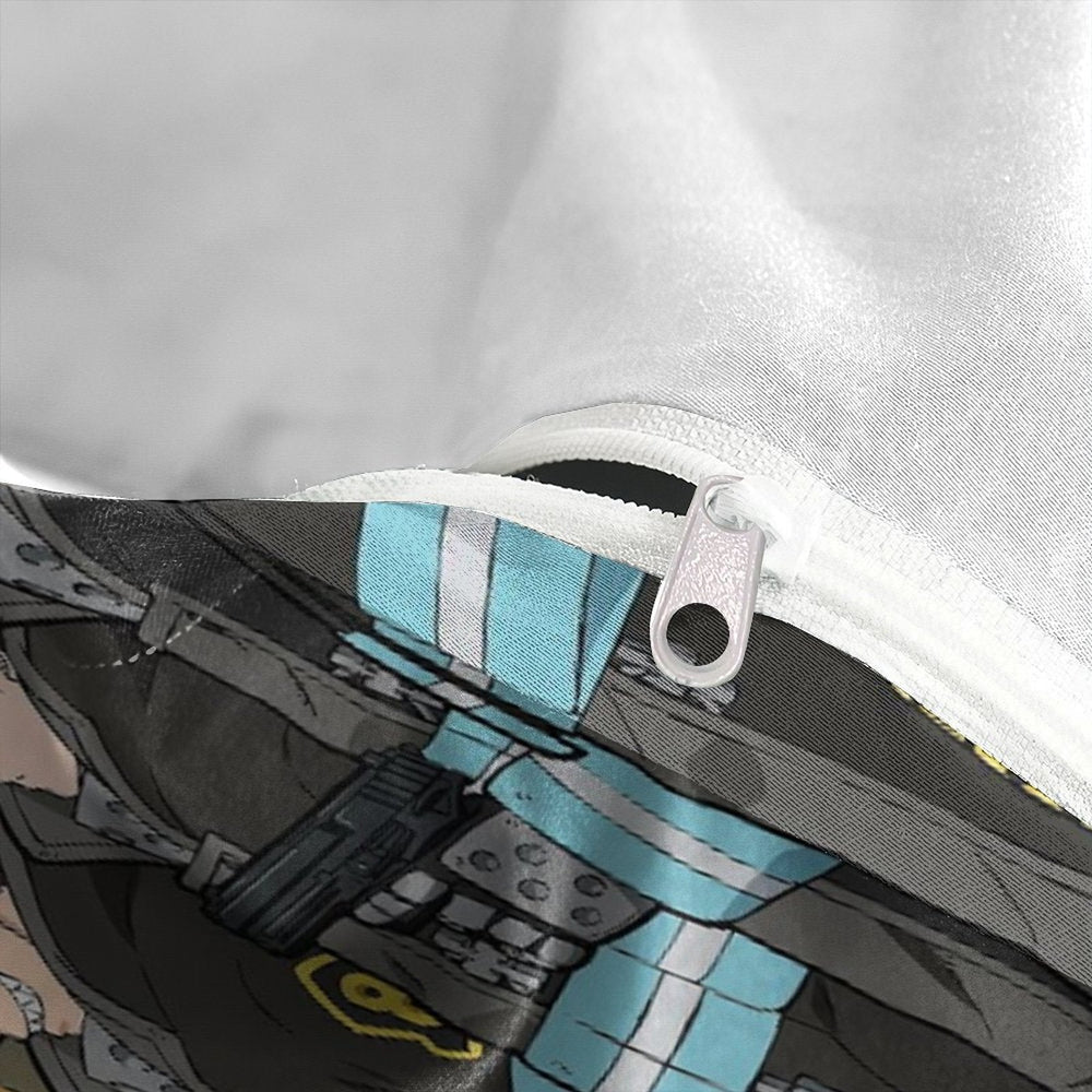 Fire Force Bedding Set Pattern Quilt Cover Without Filler (Online Order Only)