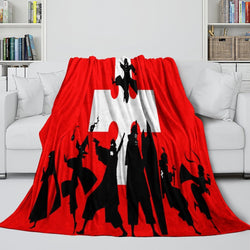 Fire Force Blanket Flannel Fleece Throw Room Decoration (Online Order Only)