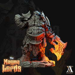 3D Printed Archvillain Games Magma Lords - Fire Giant Skullcrushers 28mm 32mm D&D (Online Only)