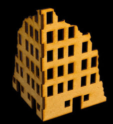Ruined City Building 1 (MDF) - 15MMDF001 (Online Order Only)