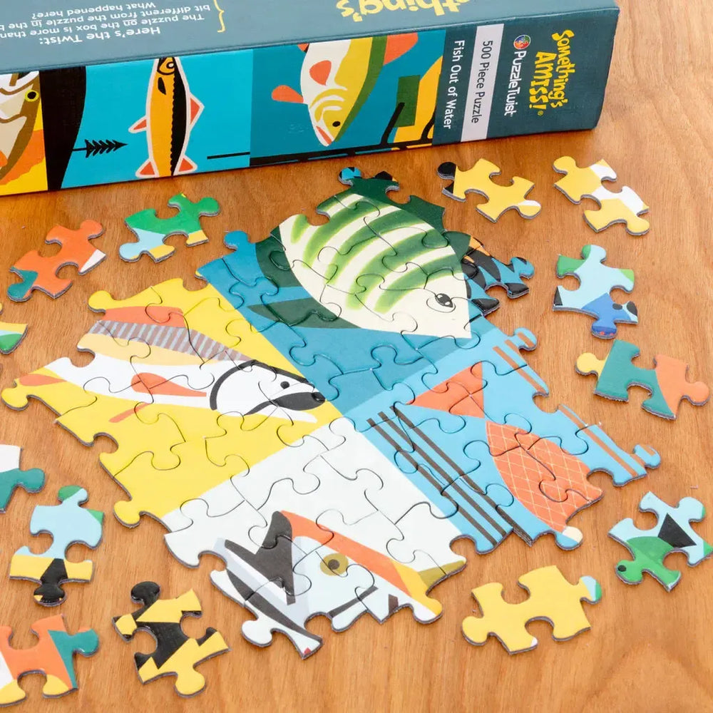Fish Out of Water "Something's Amiss" 500 Piece Jigsaw Puzzle PuzzleTwist
