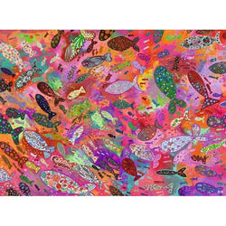 Fish in Fuchsia 500 Piece Jigsaw Puzzle Ravensburger