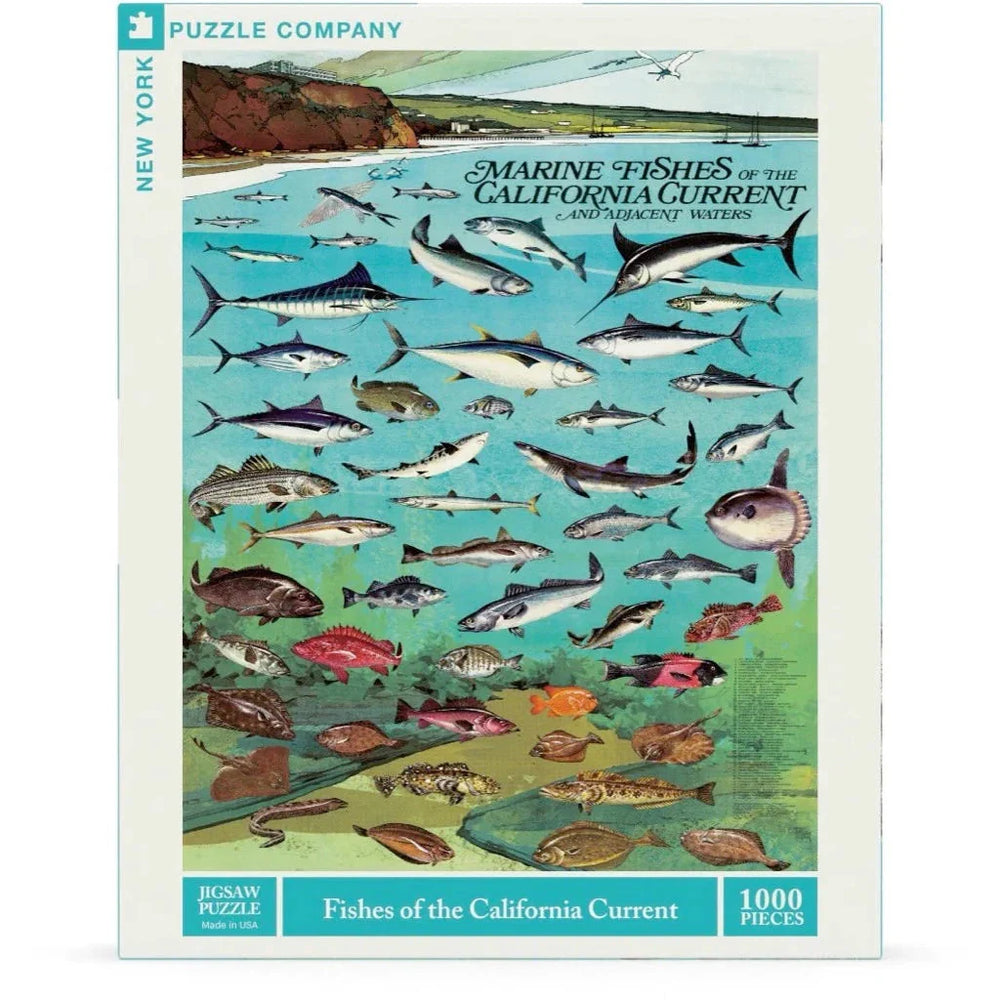 Fishes of the California Current 1000 Piece Jigsaw Puzzle NYPC (ONLINE ORDER ONLY)