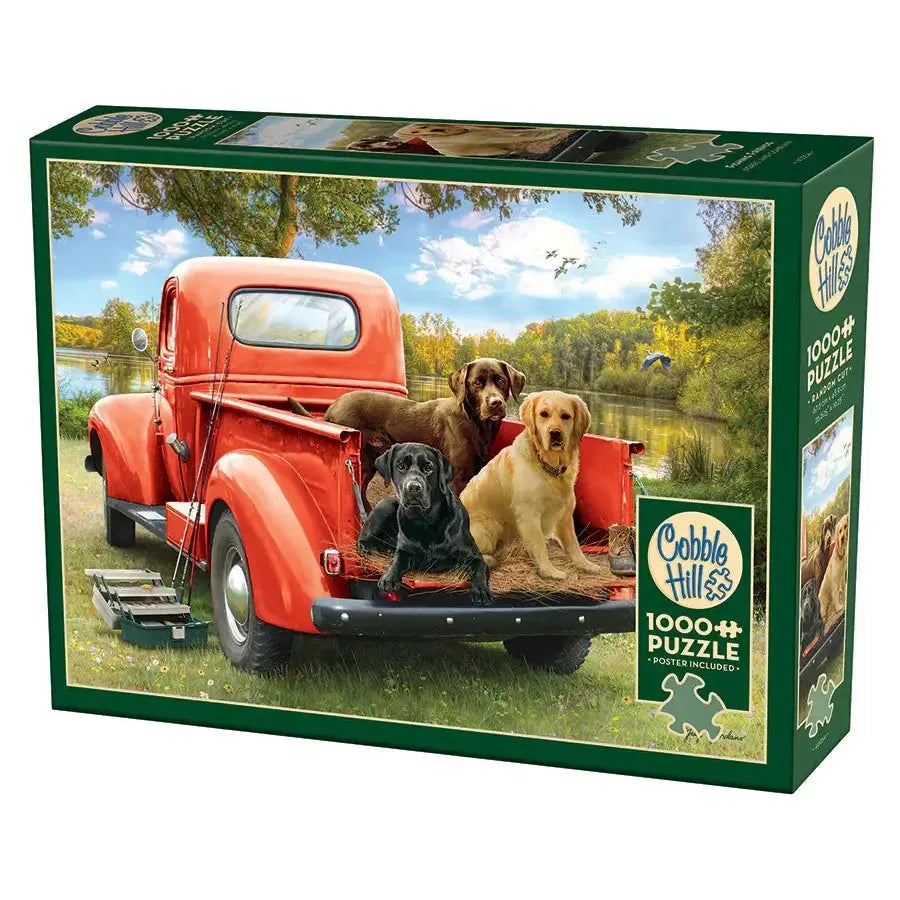 Fishing Friends 1000 Piece Jigsaw Puzzle Cobble Hill (ONLINE ORDER ONLY)