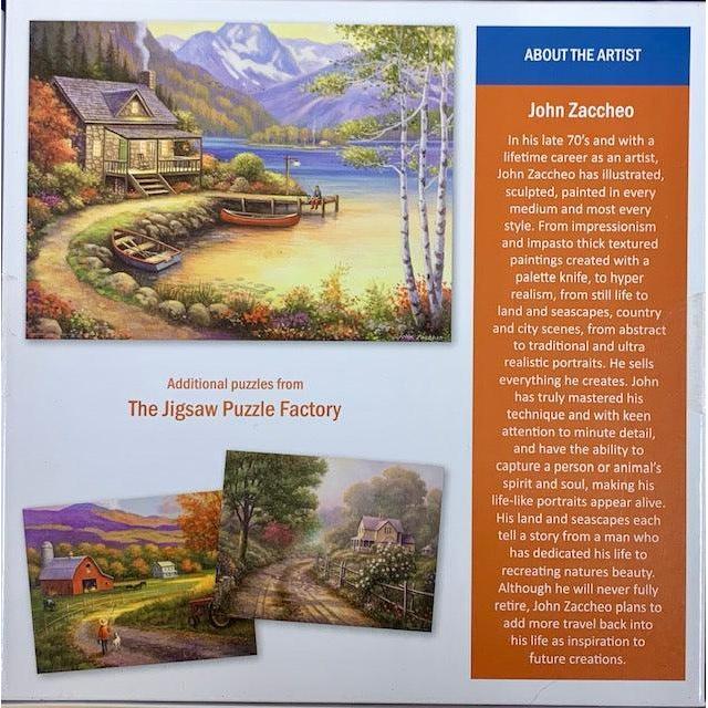 Fishing at the Lake Home Sweet Home 300 Piece Jigsaw Puzzle Leap Year (ONLINE ORDER ONLY)