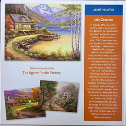 Fishing at the Lake Home Sweet Home 300 Piece Jigsaw Puzzle Leap Year (ONLINE ORDER ONLY)