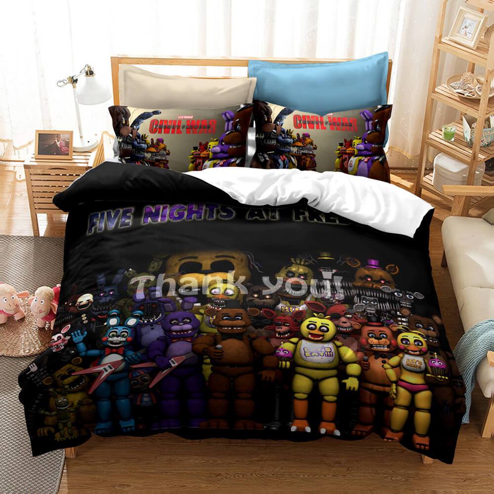 Five Nights at Freddy's Bedding Set Duvet Covers Without Filler (Online Order Only)