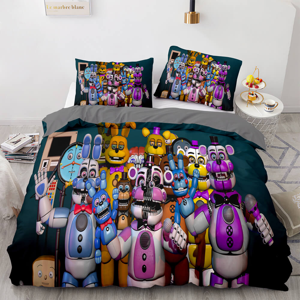 Game Five Nights at Freddy's Bedding Sets Pattern Quilt Covers (Online Order Only)