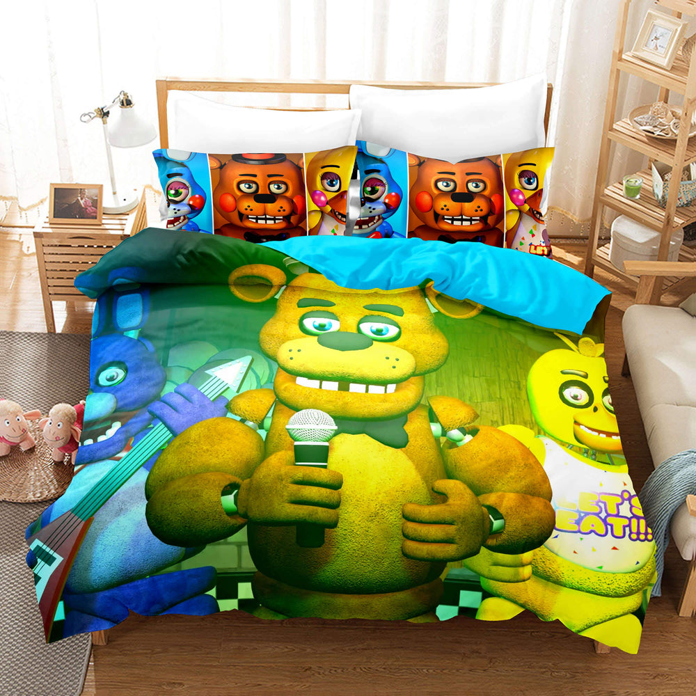 Five Nights at Freddy's Bedding Set Duvet Covers Bed Sets (Online Order Only)