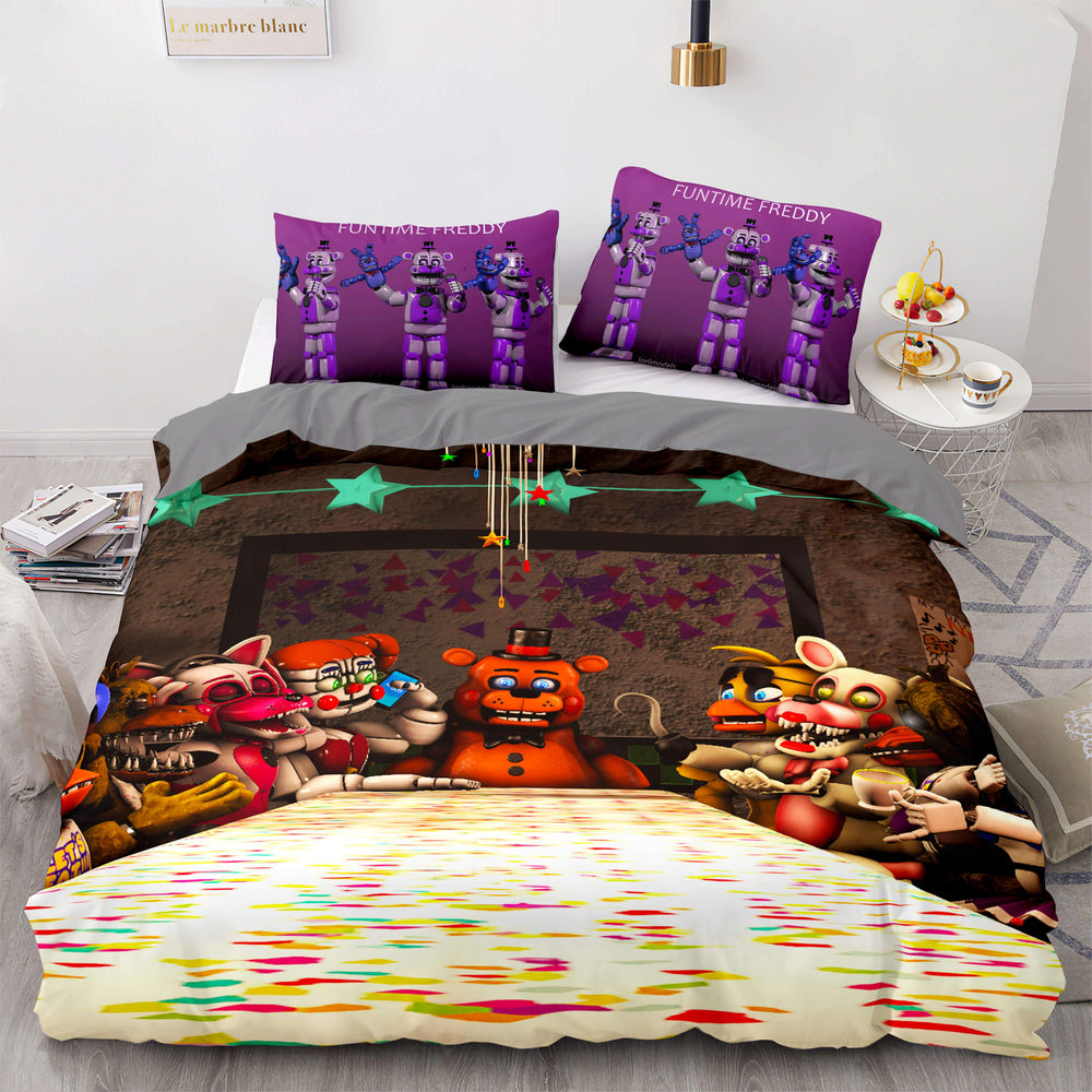 Five Nights at Freddy's Bedding Set Duvet Covers Bed Sets (Online Order Only)