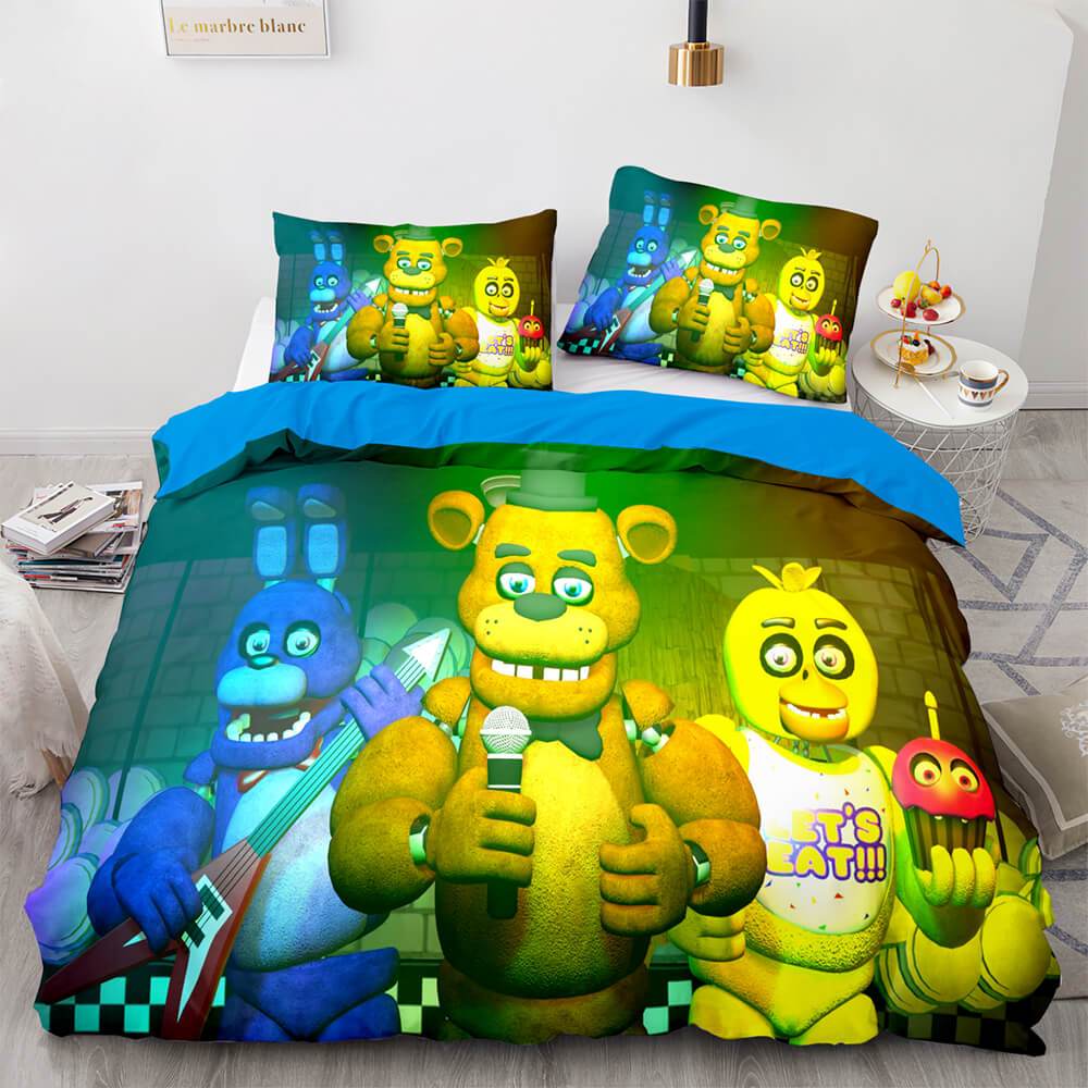 Five Nights at Freddy's Bedding Set Duvet Covers Bed Sets (Online Order Only)
