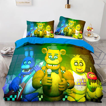 Five Nights at Freddy's Bedding Set Duvet Covers Bed Sets (Online Order Only)