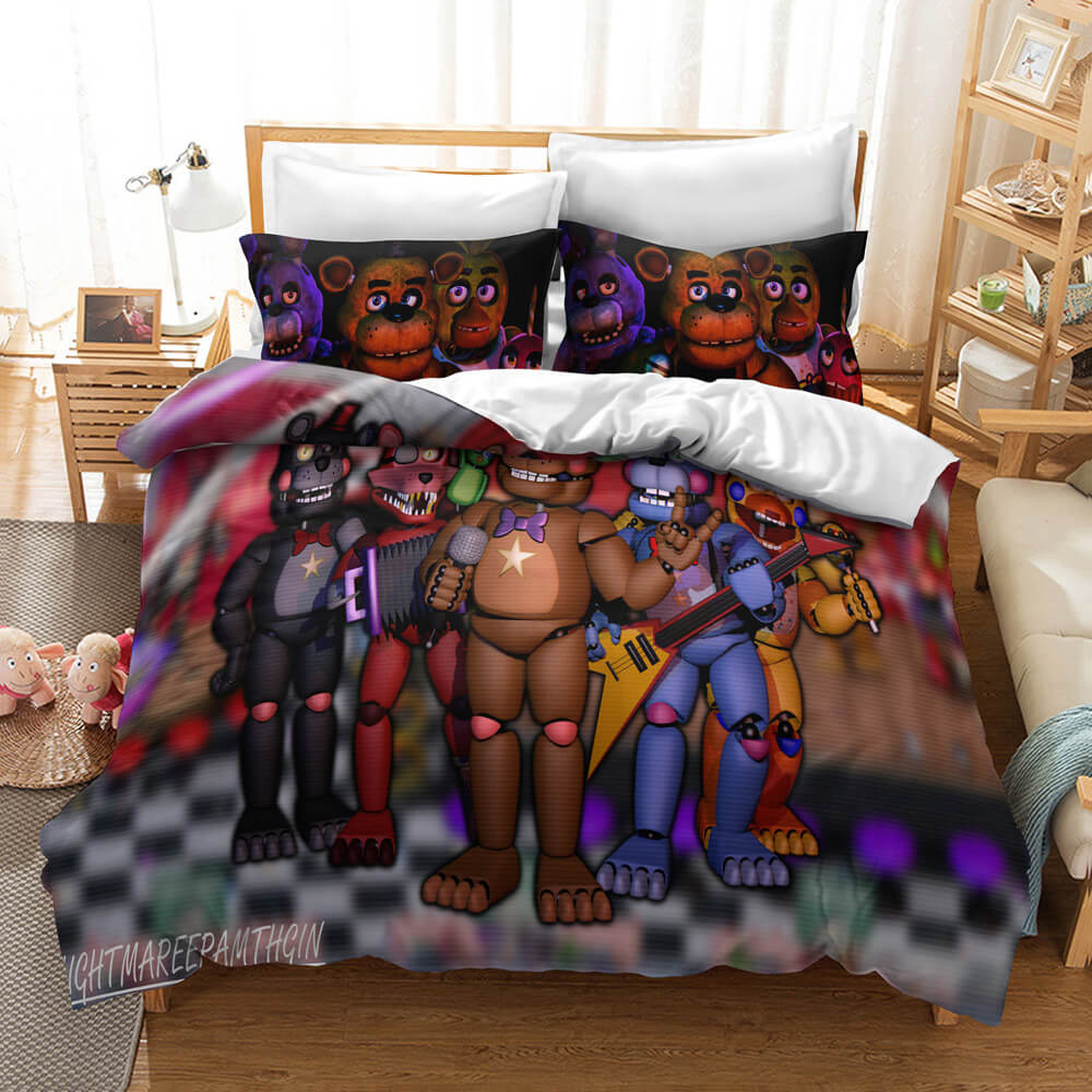 Five Nights at Freddy's Cosplay Bedding Quilt Cover Without Filler (Online Order Only)