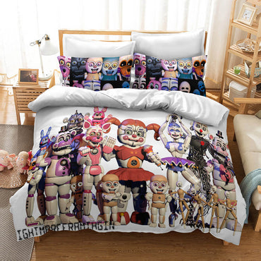 Five Nights at Freddy's Cosplay Bedding Quilt Cover Without Filler (Online Order Only)
